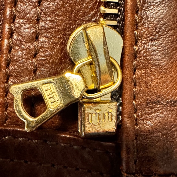 Coach Women’s Size 10 Brown Leather Moto Jacket - Picture 5 of 9